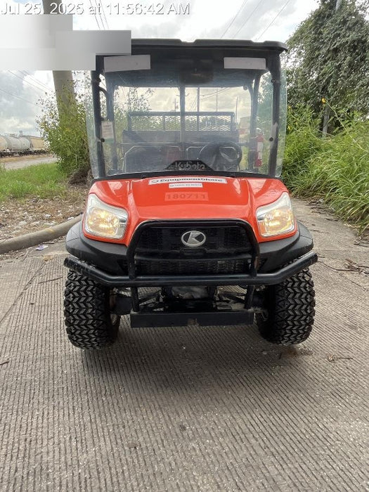 2022 Kubota RTV-X1140W-H Plastic Canopy, Windshield Acrylic Clear, LED Strobe Light, Wire Harness Kit, Back up Alarm