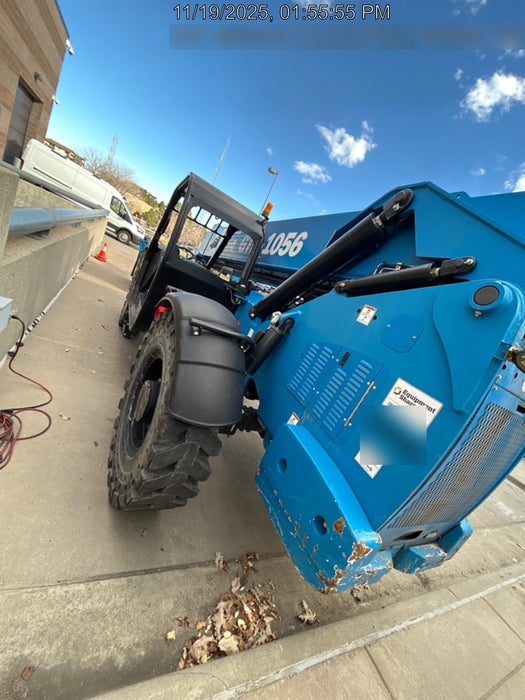 2018 Genie GTH-1056 Genie GTH-1056 w/Open ROPS, Solid Tires, Work Lights, 60" carriage/forks, cab mesh, beacon