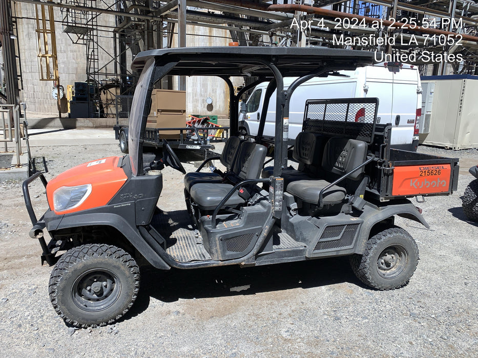 2022 Kubota RTV-X1140W-H Plastic Canopy, Windshield Acrylic Clear, LED Strobe Light, Wire Harness Kit, Back up Alarm