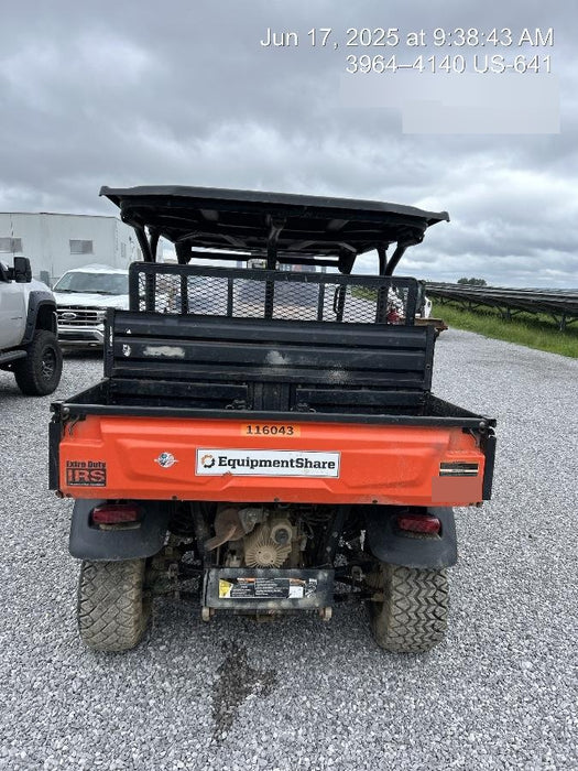2020 Kubota RTV-X1140W-H 4WD, LED Strobe, Windshield Acrylic Clear, Plastic Canopy, Wire Harness Kit, Backup Alarm