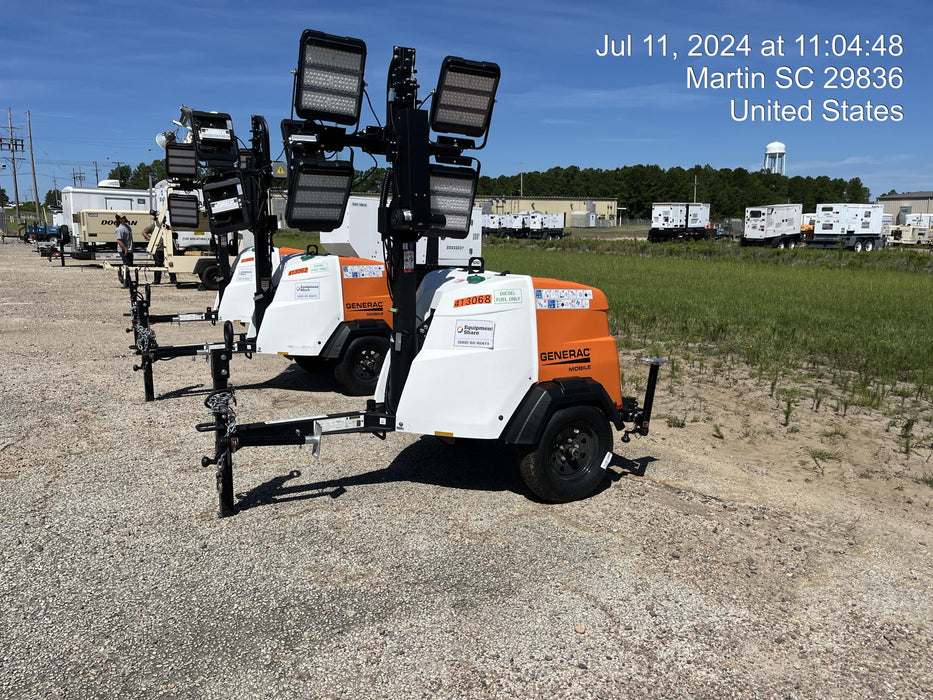 2024 Generac MLT6SKDS-STD4 ELEC WINCH Diesel, Electric Winch Mast, Powerzone Controller, (4) 320W LED Lights, 4kW Generator, 39.9 Gal Fuel Tank, 2" Ball, T3