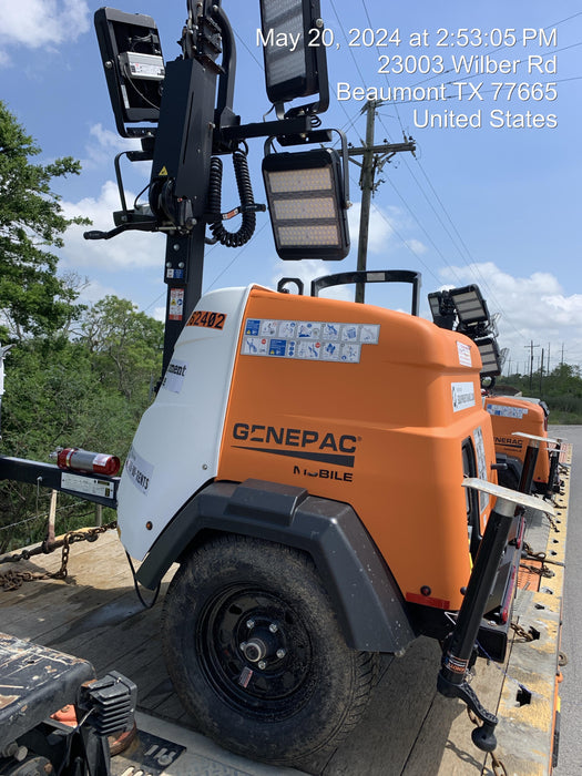 2023 Generac MLT2 Diesel, Flex Switch 120V Input, Powerzone Controller, 
(4) 320W LED Lights, 4kW Generator, 39.9 Gal Fuel Tank, 2" Ball, T3