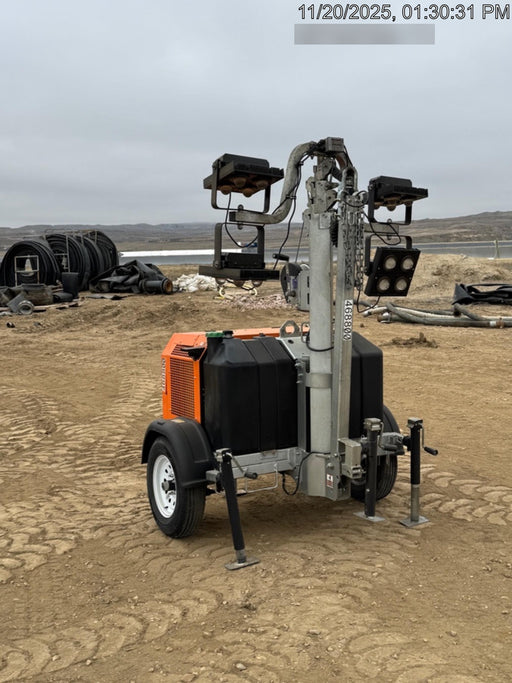 2024 Wanco WLTT-4MM4K Diesel, Deep Sea Controller, Shore Power Plug, Auto Start, (4) 350W LED Floodlights, 4kW Generator, 60 Gal Fuel Tank, 2" Ball, T3