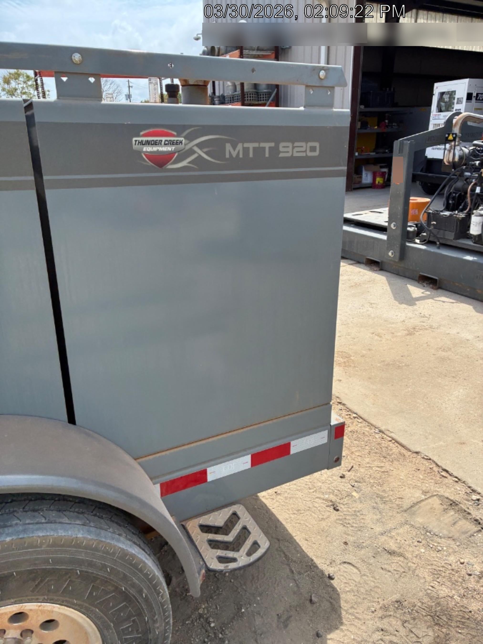 2025 THUNDER CREEK MTT920 - Hazmat not required