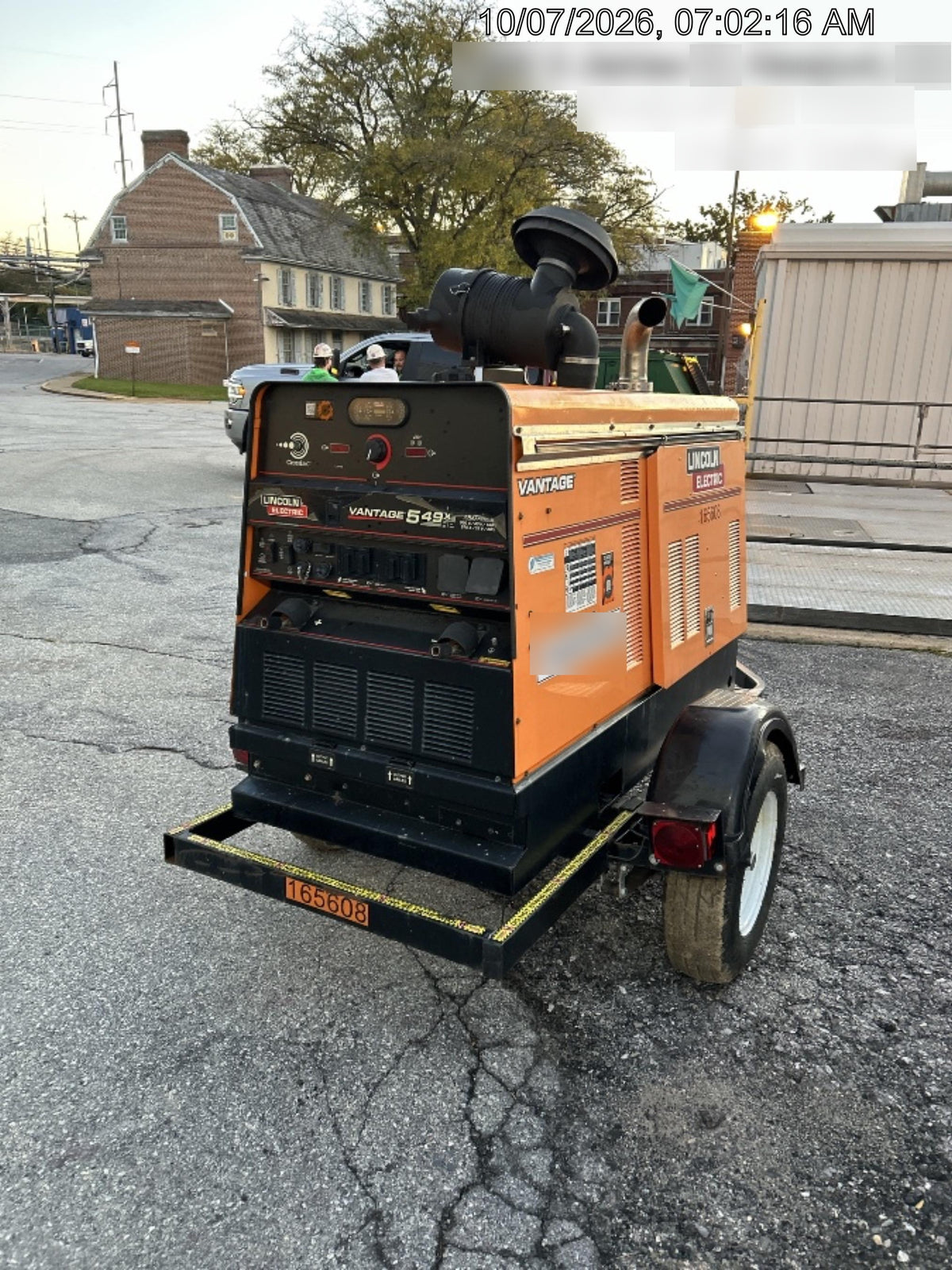 2021 Lincoln Electric Vantage 549X Ready Pak 3, ORANGE (includes trailer, cable rack, fender light kit)