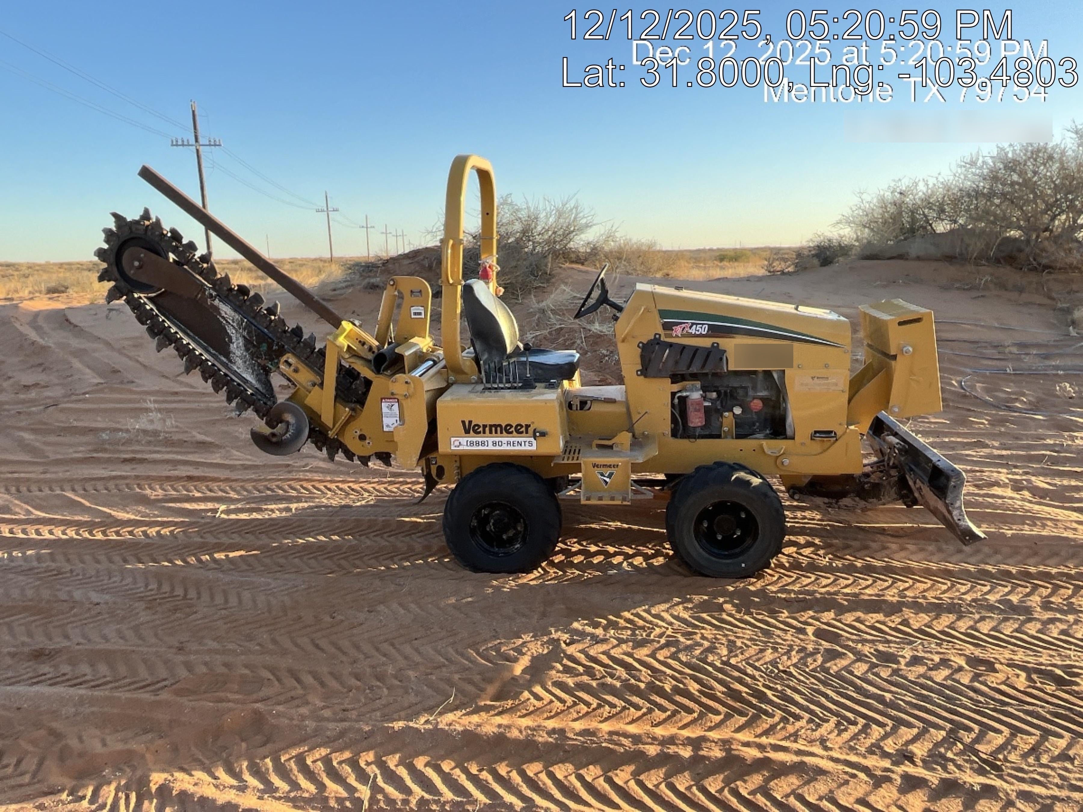 2019 VERMEER RTX450