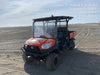 2021 Kubota RTV-X1140W-H Plastic Canopy, Windshield Acrylic Clear, LED Strobe Light, Wire Harness Kit, Back up Alarm