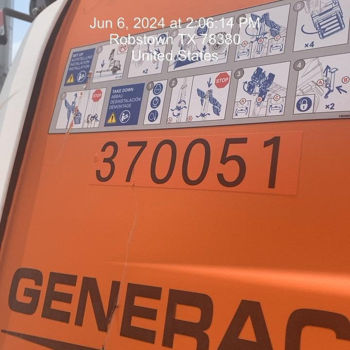 2023 Generac MLT2 Diesel, Flex Switch 120V Input, Powerzone Controller, 
(4) 320W LED Lights, 4kW Generator, 39.9 Gal Fuel Tank, 2" Ball, T3