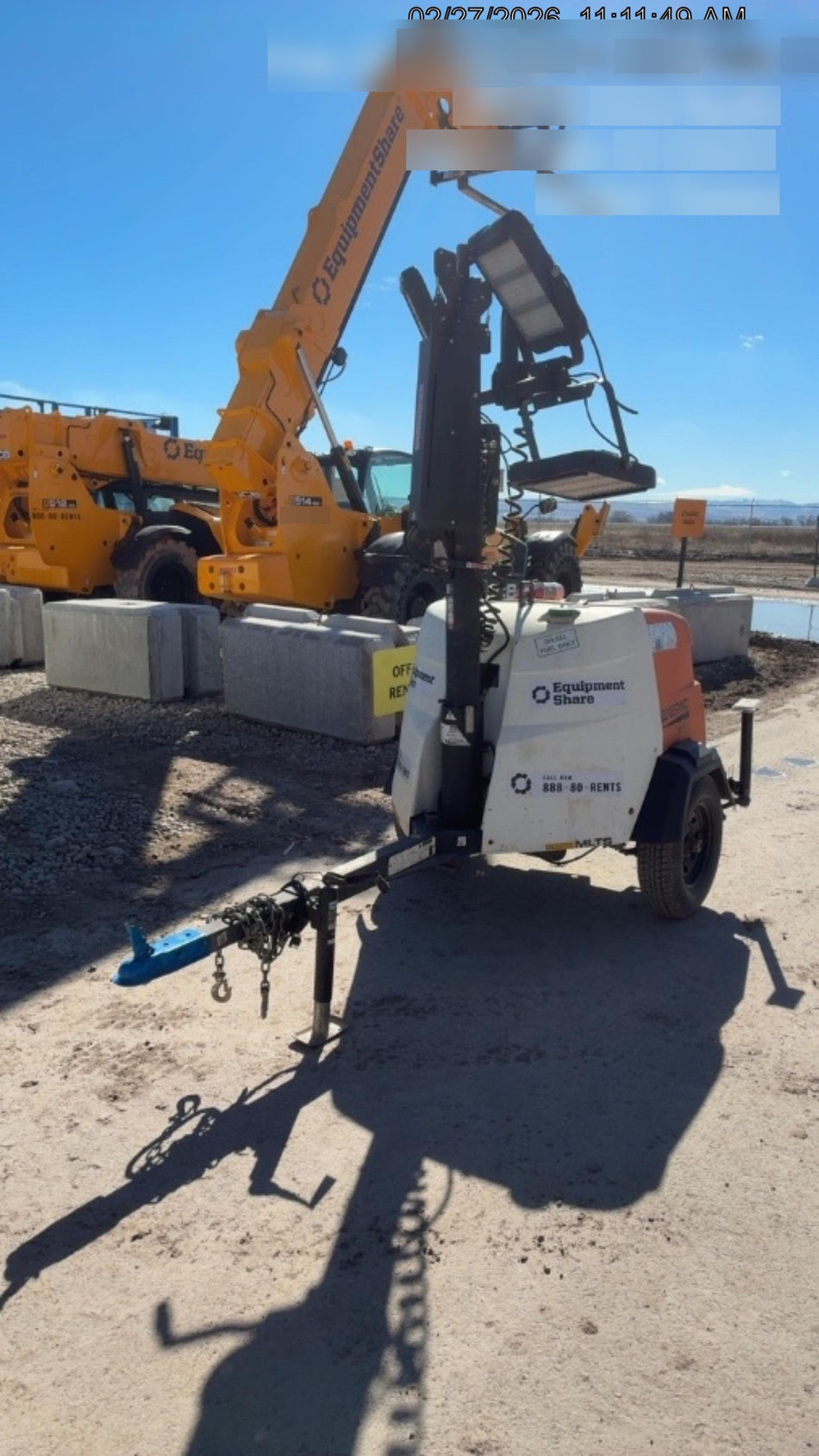 2023 Generac MLT2 Diesel, Flex Switch 120V Input, Powerzone Controller, (4) 320W LED Lights, 4kW Generator, 39.9 Gal Fuel Tank, 2" Ball, T3