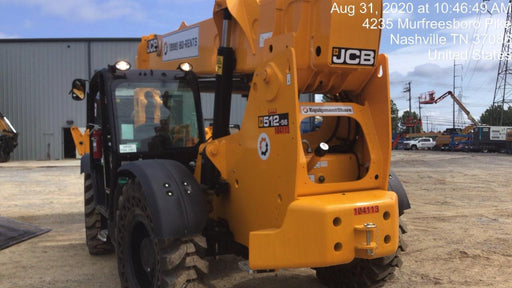 2020 JCB 512-56 Canopy, 74Hp, Solid Tires, Work Lights, Beacon, Aux Hydraulics, Back up Alarm, Lifting Eye, ES Decals