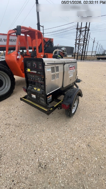 2024 Lincoln Electric LE400 Kubota V1505, Trlr, Cable Rack, Light Kit, ES Decals, T3