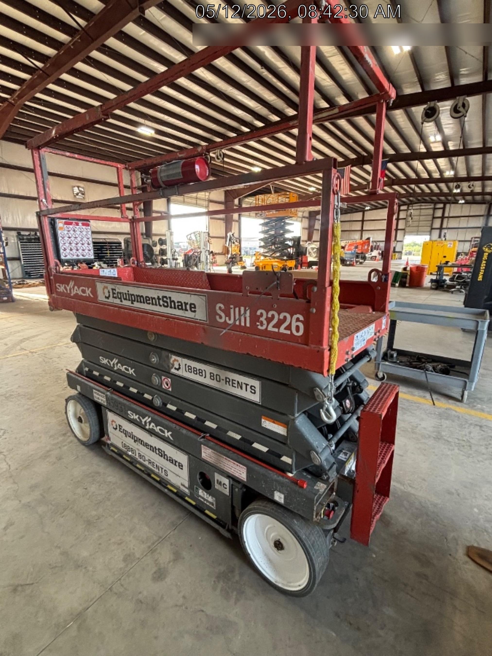 2019 Skyjack SJIII-3226 Standard Options, Trojan Batteries