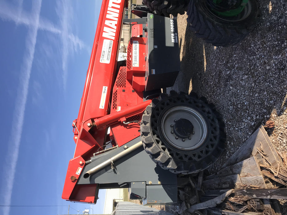 2018 Manitou MTA10055 Manitou MTA10055 - Canopy, Worklights, Beacon, 66" Carriage, 60" Forks, Solid Tires, Aux Hydraulics