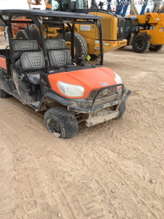 2020 Kubota RTV-X1140W-H Canopy, 4-Seater, Diesel, Windshield Acrylic Clear, LED Strobe, Backup Alarm