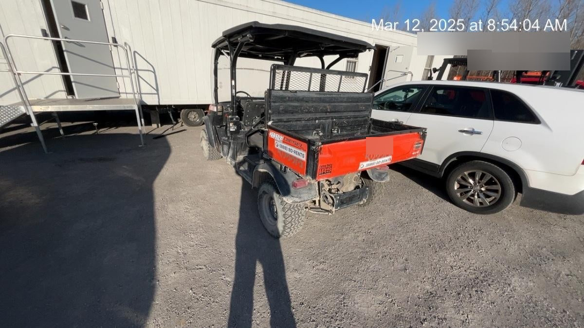 2022 Kubota RTV-X1140W-H Plastic Canopy, Windshield Acrylic Clear, LED Strobe Light, Wire Harness Kit, Back up Alarm