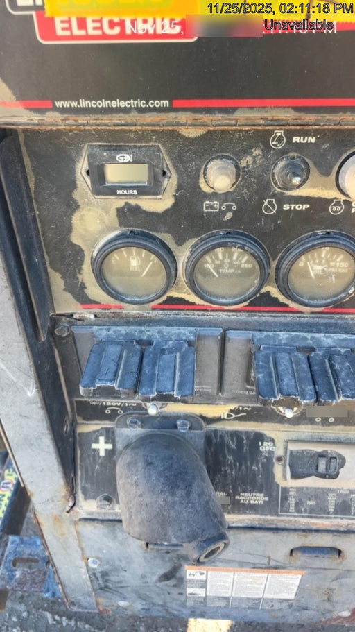 2019 Lincoln Electric Vantage 322 Welder Ready-Pak 3, Two wheel trailer, Fender and Light kit, Cable Rack