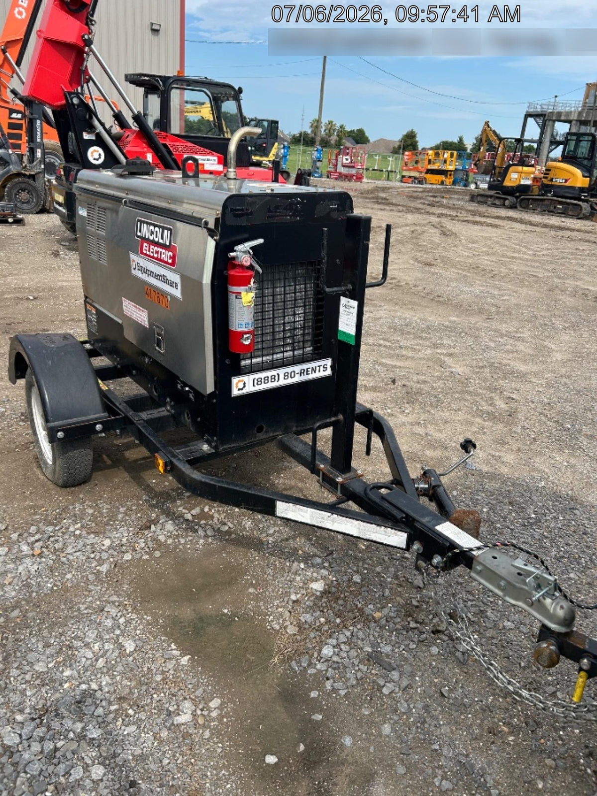 2024 Lincoln Electric LE400 Kubota V1505, Trlr, Cable Rack, Light Kit, ES Decals, T3