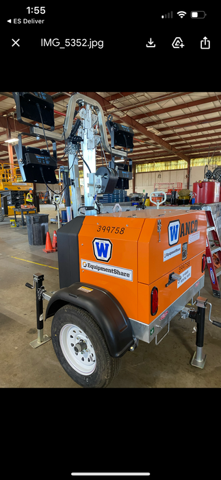 2024 Wanco WLTT-4MM4K Diesel, Deep Sea Controller, Shore Power Plug, Auto Start, (4) 350W LED Floodlights, 4kW Generator, 60 Gal Fuel Tank, 2" Ball, T3