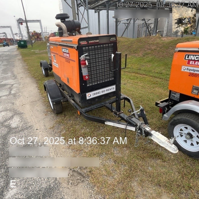 2022 Lincoln Electric Vantage 549X Crosslink Technology, Trailer Mounted, ES Decals, T3