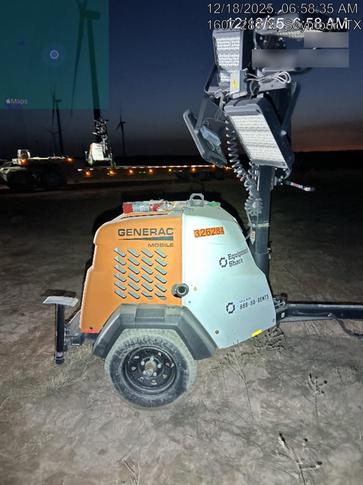 2023 Generac MLT2 Diesel, Flex Switch 120V Input, Powerzone Controller, (4) 320W LED Lights, 4kW Generator, 39.9 Gal Fuel Tank, 2" Ball, T3