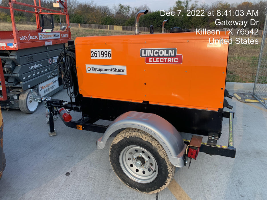 2022 Lincoln Electric LE400 Kubota V1505, Trlr, Cable Rack, Light Kit, ES Decals, T3