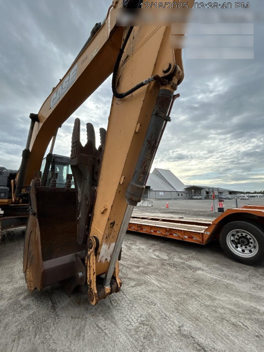 2016 Case CX300D CAB A/C, 12' ARM, STEEL TRACKS, THUMB