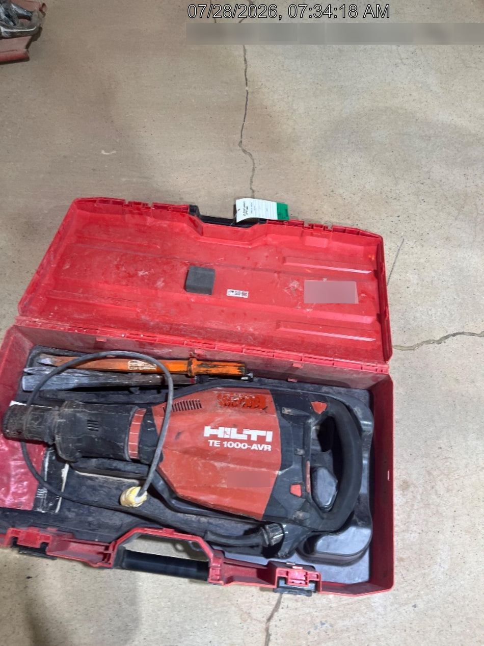2019 HILTI TE 1000-AVR