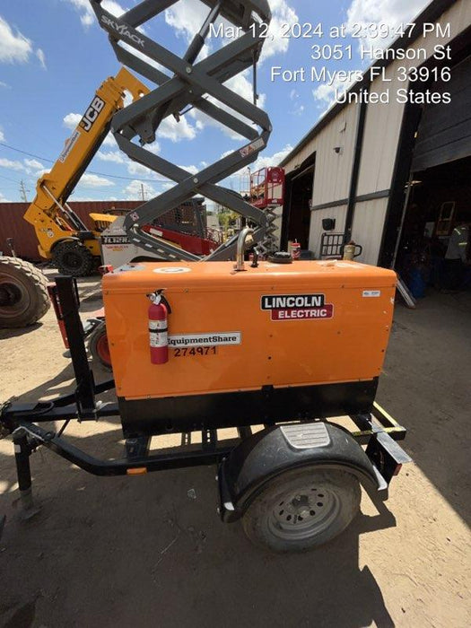 2022 Lincoln Electric LE400 Kubota V1505, Trlr, Cable Rack, Light Kit, ES Decals, T3