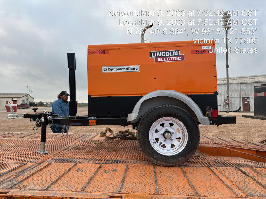 2022 Lincoln Electric LE400 Kubota V1505, Trlr, Cable Rack, Light Kit, ES Decals, T3