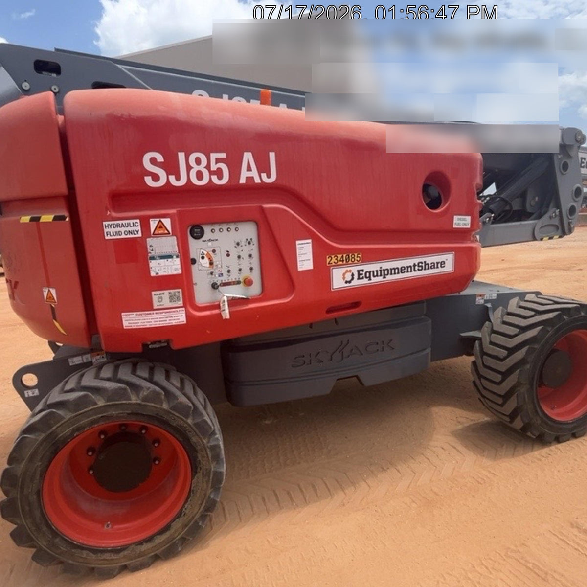 2022 SKYJACK SJ85 AJ