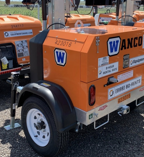 2024 Wanco WLTT-4MM4K Diesel, Deep Sea Controller, Shore Power Plug, Auto Start, (4) 350W LED Floodlights, 4kW Generator, 60 Gal Fuel Tank, 2" Ball, T3