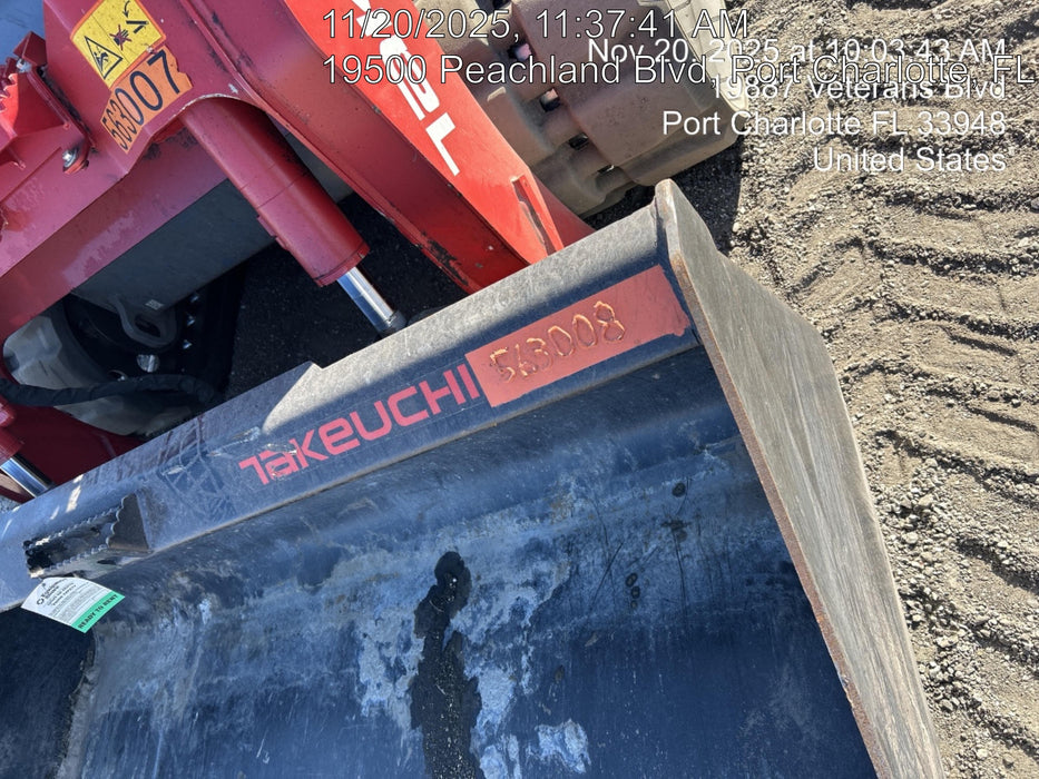 2025 TAKEUCHI 80" Smooth Bucket - Takeuchi