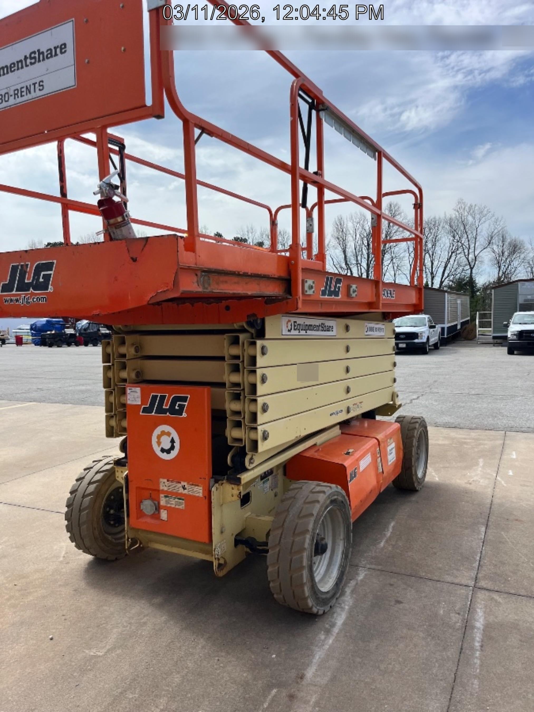 2019 JLG 4069LE Solid Non Marking Tires, Rotating Beacon