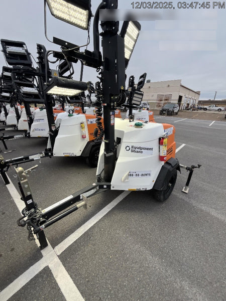 2024 Generac MLT2 Diesel, Flex Switch 120V Input, Powerzone Controller, 
(4) 320W LED Lights, 4kW Generator, 39.9 Gal Fuel Tank, 2" Ball, T3