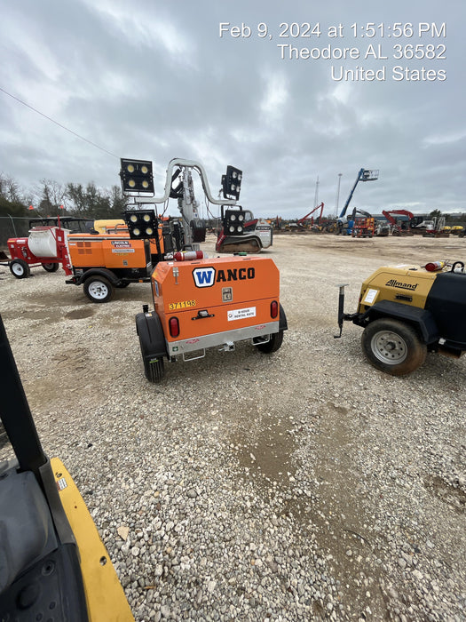 2023 Wanco WLTT-4MM4K Diesel, Deep Sea Controller, Shore Power Plug, Auto Start, (4) 350W LED Floodlights, 4kW Generator, 60 Gal Fuel Tank, 2" Ball, T3