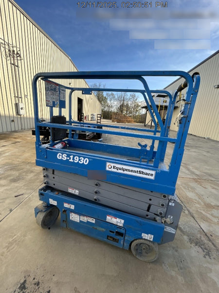 2020 Genie GS-1930 Fixed rails with chain entry gate - Pre A92.20