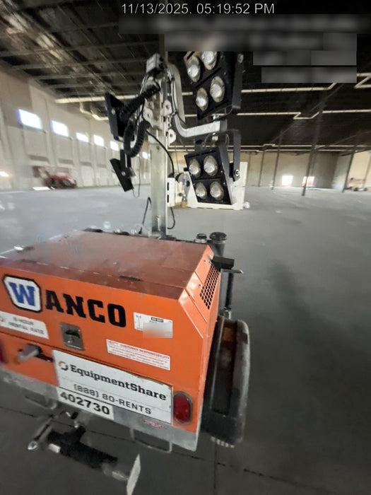 2024 Wanco WLTT-4MM4K Diesel, Deep Sea Controller, Shore Power Plug, Auto Start, (4) 350W LED Floodlights, 4kW Generator, 60 Gal Fuel Tank, 2" Ball, T3