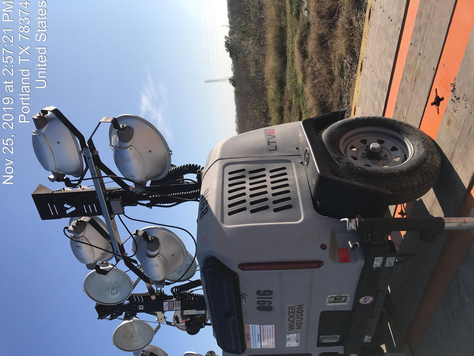 2018 Wacker Neuson LTV6L-MH Wacker Neuson LTV6L Towable Light Tower