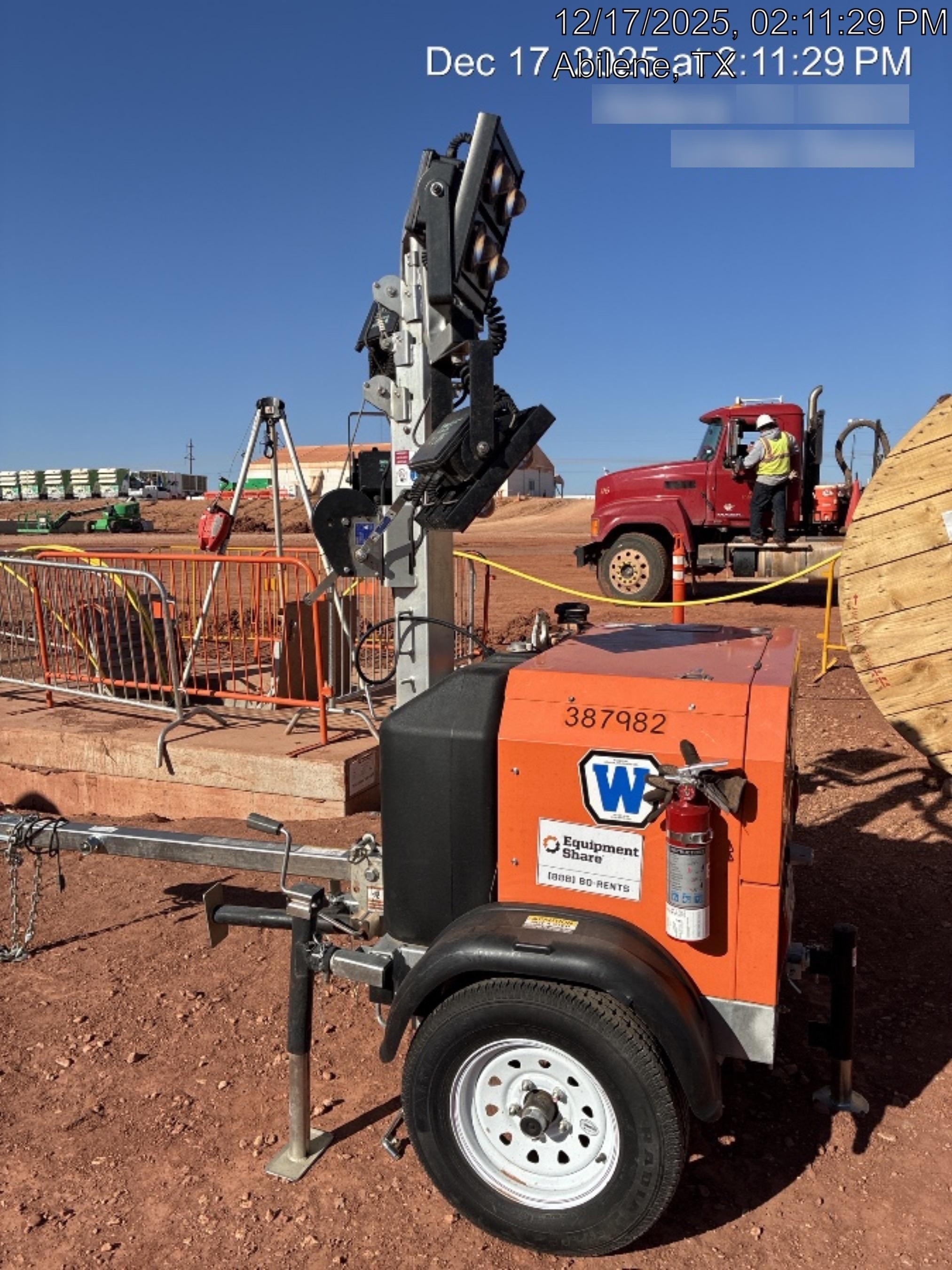 2024 Wanco WLTT-4MM4K Diesel, Deep Sea Controller, Shore Power Plug, Auto Start, (4) 350W LED Floodlights, 4kW Generator, 60 Gal Fuel Tank, 2" Ball, T3