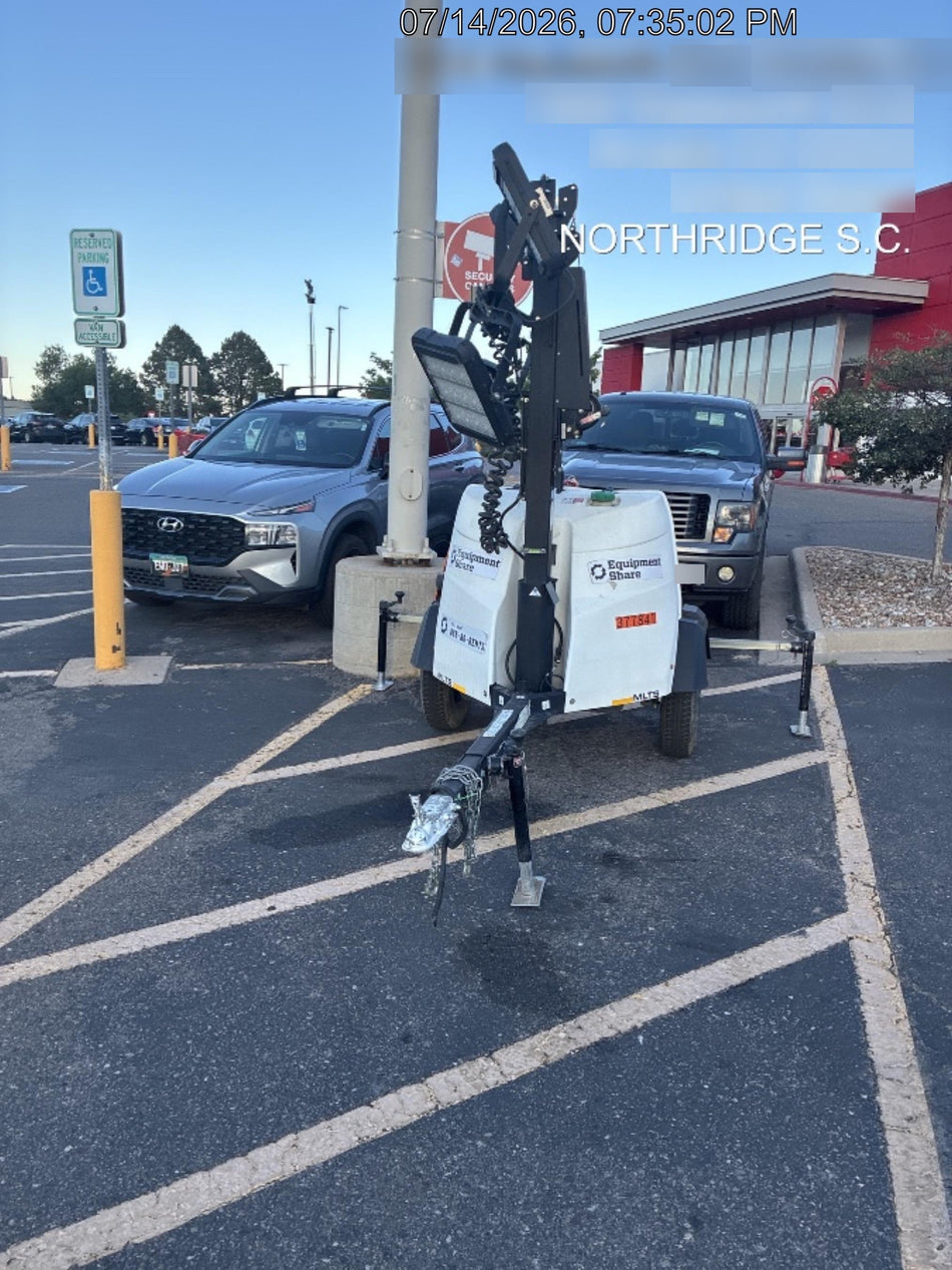 2023 Generac MLT2 Diesel, Flex Switch 120V Input, Powerzone Controller, 
(4) 320W LED Lights, 4kW Generator, 39.9 Gal Fuel Tank, 2" Ball, T3