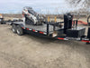 2025 TEXAS PRIDE TRAILERS 21' Lowboy Gravity Tilt Bed 14K Bumper Pull Trailer