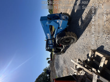 2018 Genie GTH-636 Genie GTH-636 w/Open ROPS, Work Lights, Solid Tires, RH Cab Mesh, Beacon, 48" Carriage and Forks