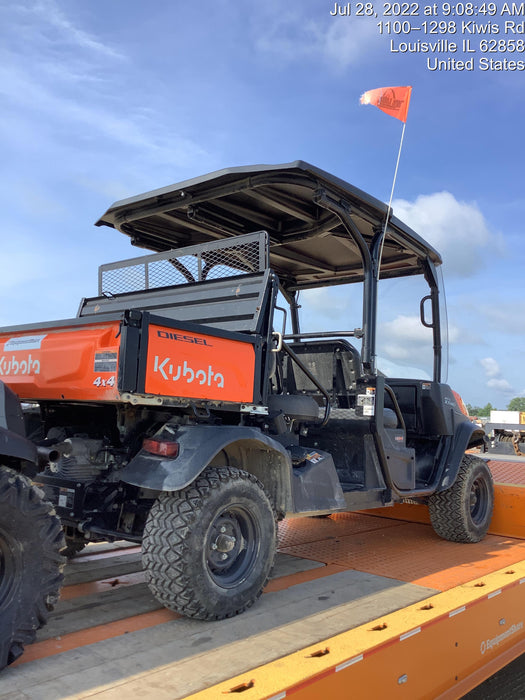 2022 Kubota RTV-X1140W-H Plastic Canopy, Windshield Acrylic Clear, LED Strobe Light, Wire Harness Kit, Back up Alarm