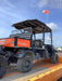 2022 Kubota RTV-X1140W-H Plastic Canopy, Windshield Acrylic Clear, LED Strobe Light, Wire Harness Kit, Back up Alarm