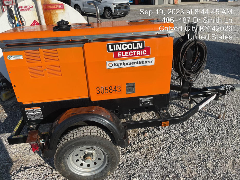 2023 Lincoln Electric LE400 Kubota V1505, Trlr, Cable Rack, Light Kit, ES Decals, T3
