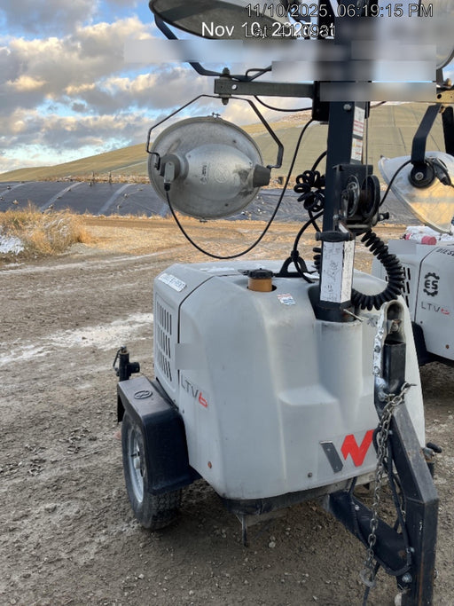 2018 Wacker Neuson LTV6L-MH Wacker Neuson LTV6L Mobile Light Tower w/Fuel Level Sensor Installed