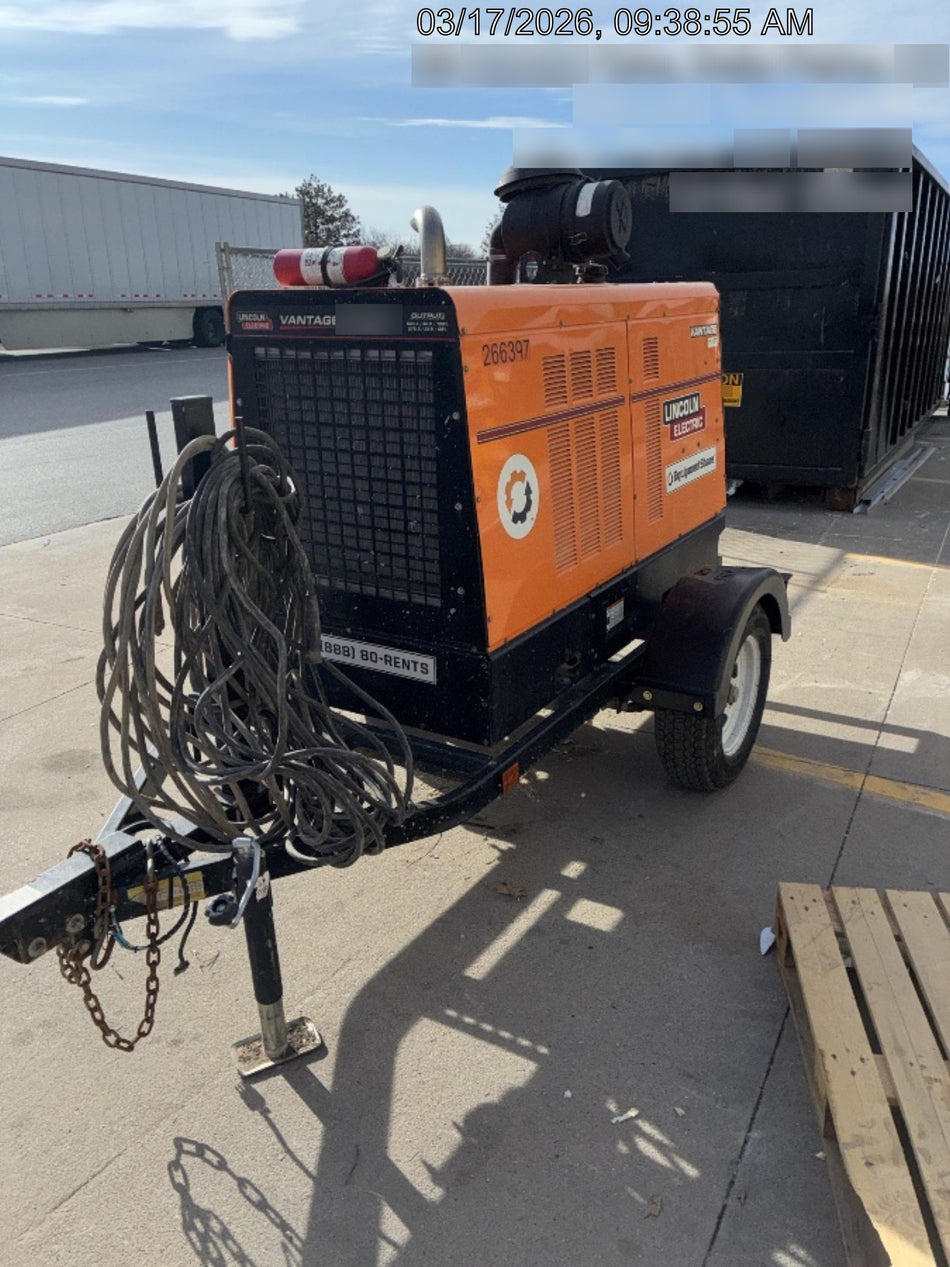 2022 Lincoln Electric Vantage 549X Crosslink Technology, Trailer Mounted, ES Decals, T3