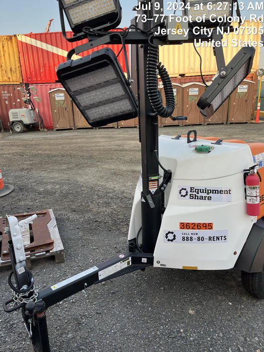 2023 Generac MLT2 Diesel, Flex Switch 120V Input, Powerzone Controller, 
(4) 320W LED Lights, 4kW Generator, 39.9 Gal Fuel Tank, 2" Ball, T3