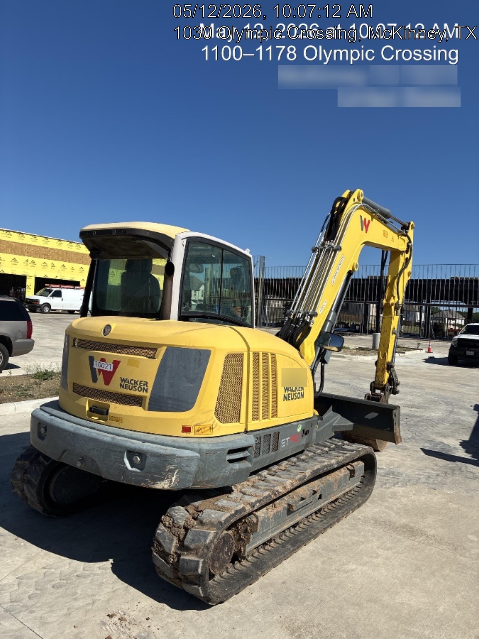Wacker Neuson ET90 Wacker Neuson ET90 w/TRK, CAB, Bucket