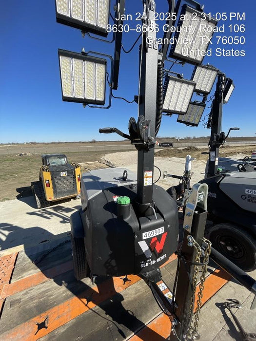 2024 Wacker Neuson LTT4 Diesel, Kohler KDW702, Deep Sea Controller, Auto Start, LED 320W, Bypass Outlet, T3